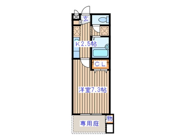 アルクラーラみずほ台の物件間取画像